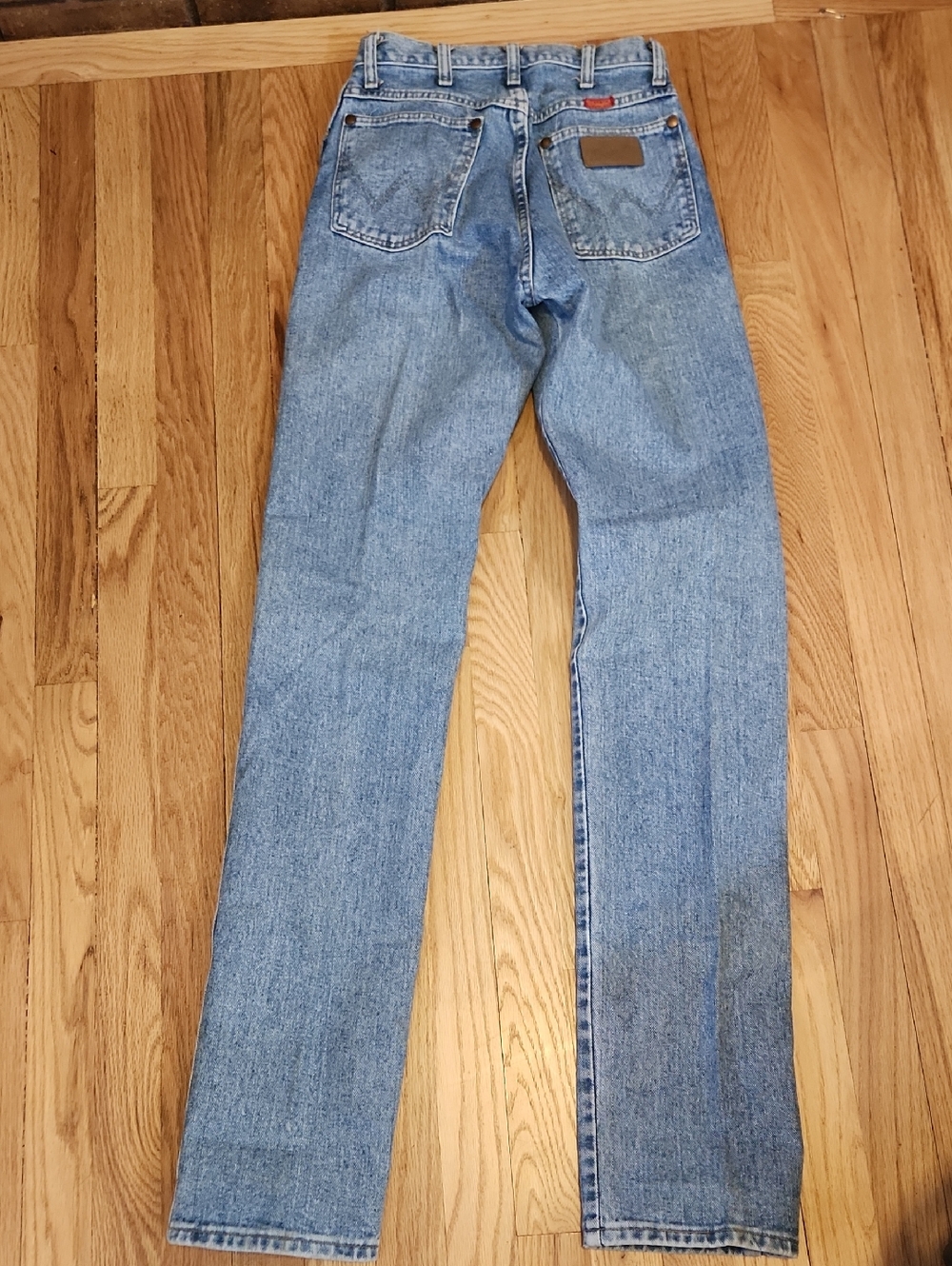 Vintage Womens Wrangler Light Blue Denim Jeans 5 X 36 Made In USA 100% Cotton - Picture 6 of 12